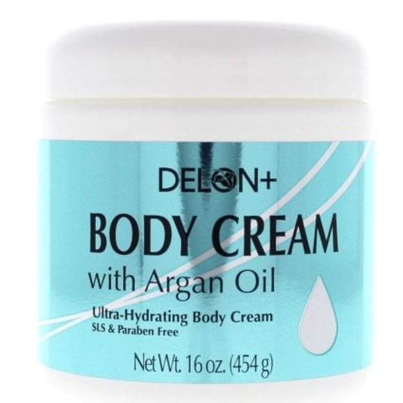 Delon+ Other - NEW DELON+ Body Cream with Argan Oil 16 oz / SLS & Paraben Free